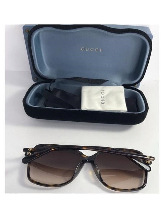 New Authentic GUCCI Brown Havana Butterfly GG0546SK - 002 main image 7